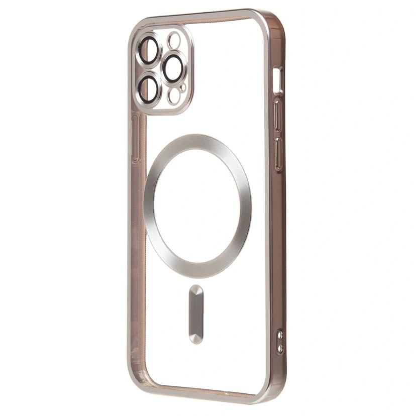 Чехол-накладка - SM027 SafeMag для Apple iPhone 12 Pro (silver) 