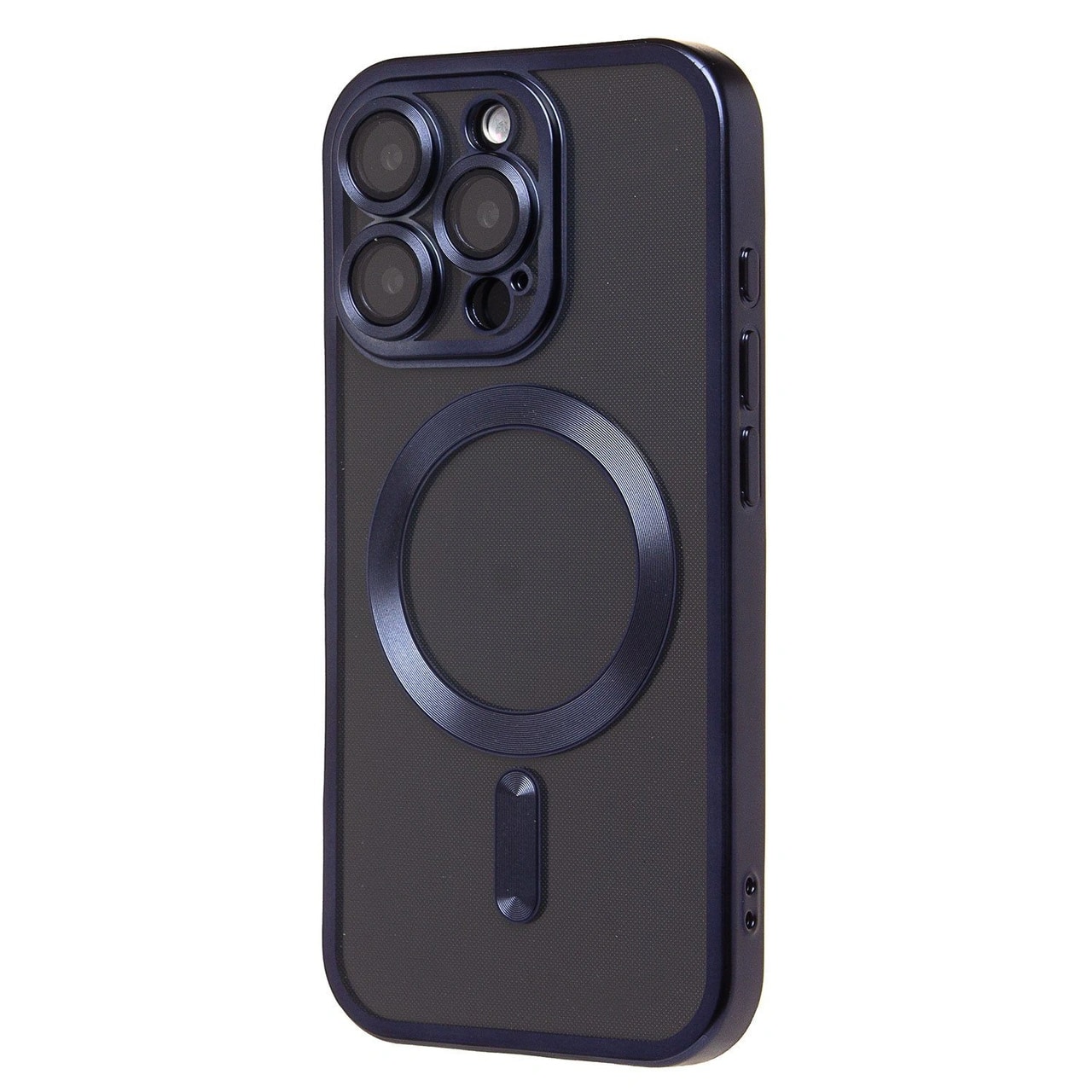 Чехол-накладка - SM027 SafeMag для Apple iPhone 16 Pro (blue titanium) 