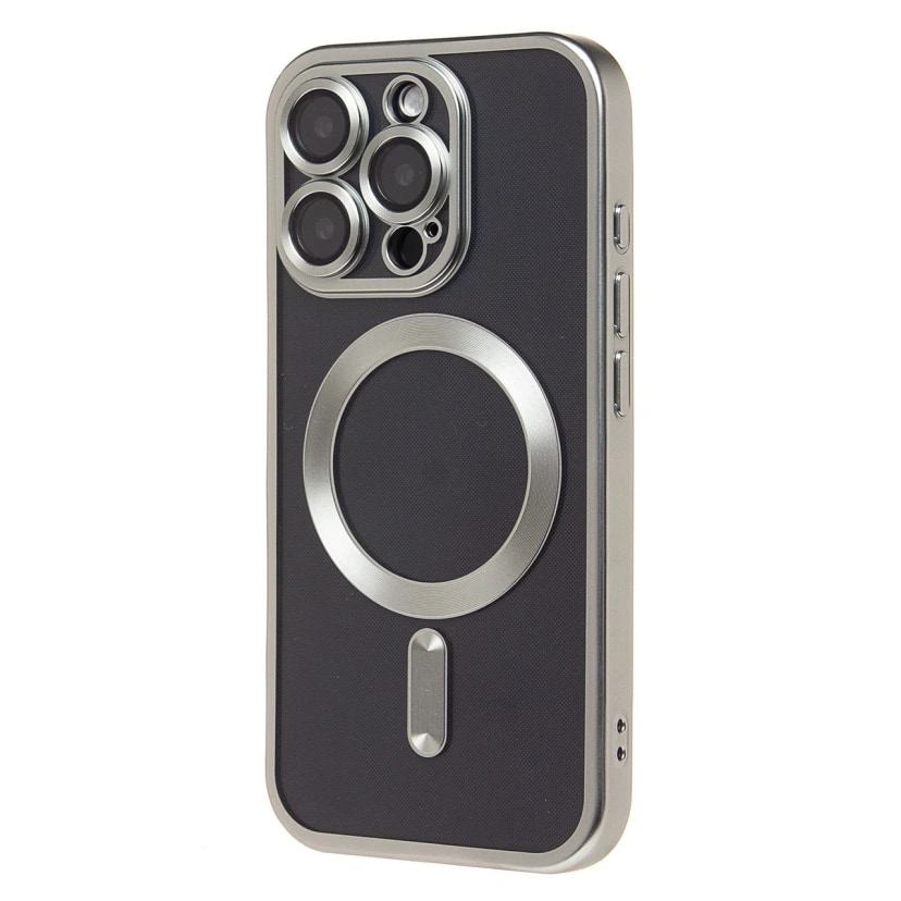 Чехол-накладка - SM027 SafeMag для Apple iPhone 16 Pro (silver) 