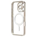 Чехол-накладка - SM027 SafeMag для Apple iPhone 16 Pro (silver)  — фото 2