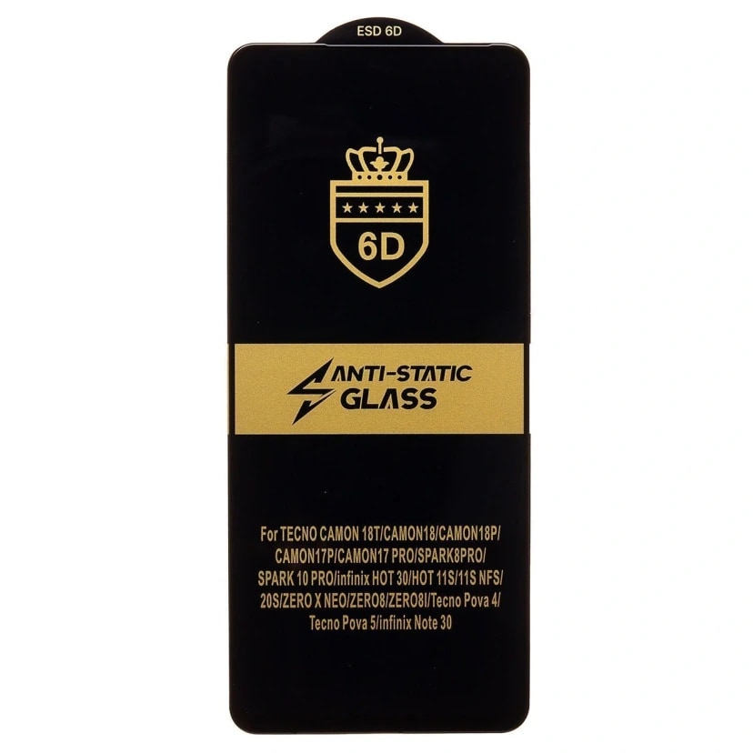 Защитное стекло - Activ 3D для Tecno Pova 6 Neo (black)