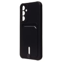 Чехол-накладка с картхолдером - SC304 для Samsung Galaxy A25 5G (black)  — фото 1