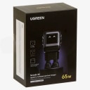 Адаптер сетевой - Ugreen Nexode Robot CD361 65W (2xType-C/USB) (black)  — фото 2