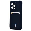 Чехол-накладка с картхолдером - SC304 для Honor 200 lite (dark blue)  — фото 1