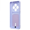 Чехол-накладка с картхолдером - SC304 для Redmi 14C 4G/Poco C75 4G (light violet)  — фото 2