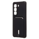 Чехол-накладка с картхолдером - SC304 для Infinix Hot 50 4G (black)  — фото 1