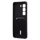Чехол-накладка с картхолдером - SC304 для Infinix Hot 50 4G (black)  — фото 2