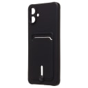 Чехол-накладка с картхолдером - SC304 для Samsung Galaxy A06 (black)  — фото 1