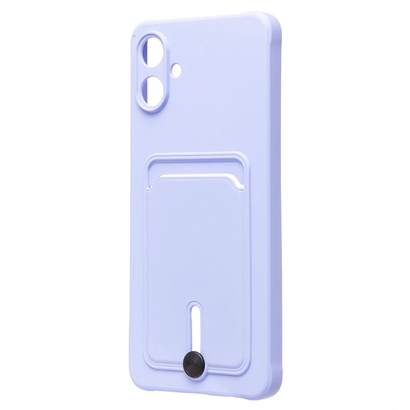 Чехол-накладка с картхолдером - SC304 для Samsung Galaxy A06 (light violet) 
