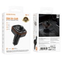 FM-модулятор - Borofone BC59 Heroic 3A (Type-C/2xUSB) (black)  — фото 2