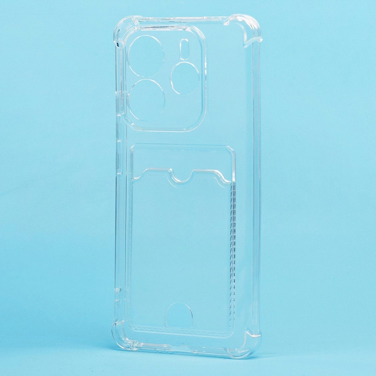 Чехол-накладка с картхолдером - SC276 для Redmi Note 14 5G (transparent) 