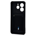Чехол-накладка с картхолдером - SC304 для Redmi Note 14 5G (black)  — фото 2
