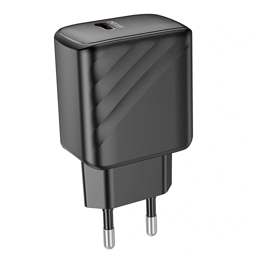 Адаптер сетевой - Hoco CS22A Value 30W PD (Type-C) (black) 