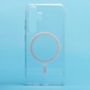 Чехол-накладка - SM006 SafeMag для Samsung Galaxy S25 (transparent)  — фото 2