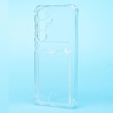 Чехол-накладка с картхолдером - SC276 для Samsung Galaxy S25 (transparent)  — фото 1