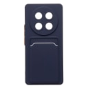Чехол-накладка с картхолдером - SC337 для Honor X9c (dark blue)  — фото 1