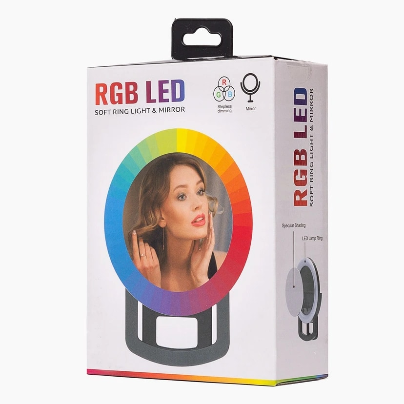 Кольцевая лампа - 2258R Selfie (black) 