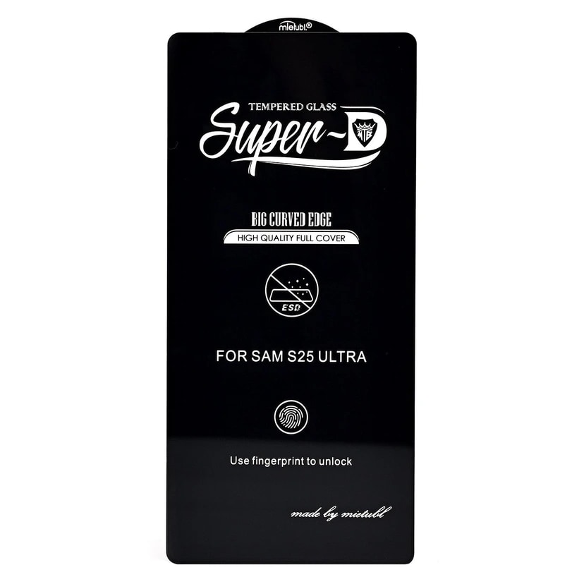 Защитное стекло - Brera 2.5D для Samsung Galaxy S25 Ultra (black)  — фото 2