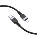 Кабель Type-C - Apple lightning - Hoco X109 (200 см) (black)  — фото 1