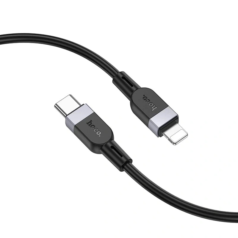 Кабель Type-C - Apple lightning - Hoco X109 (200 см) (black) 