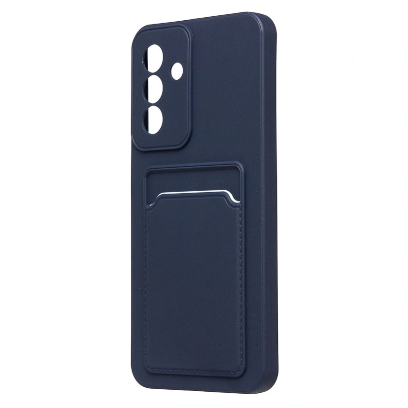 Чехол-накладка с картхолдером - SC337 для Samsung Galaxy A26 (dark blue) 