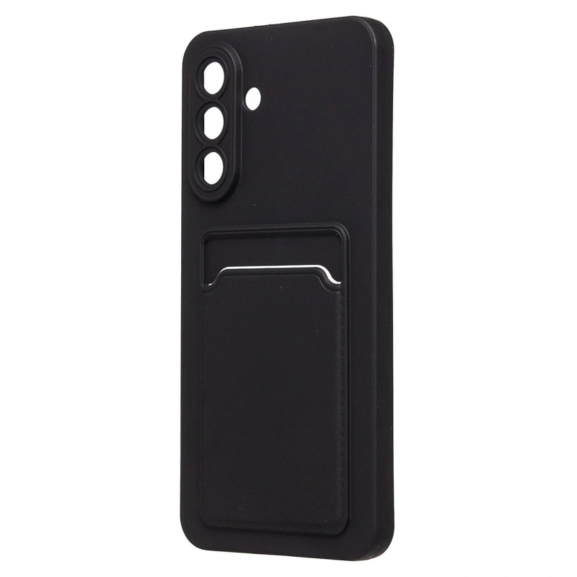 Чехол-накладка с картхолдером - SC337 для Samsung Galaxy A36/A37 (black) 