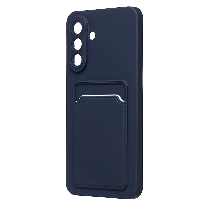Чехол-накладка с картхолдером - SC337 для Samsung Galaxy A36/A37 (dark blue) 