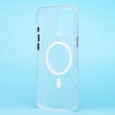 Чехол-накладка - SM038 SafeMag для Apple iPhone 16 Pro Max (white/matte transparent)  — фото 2
