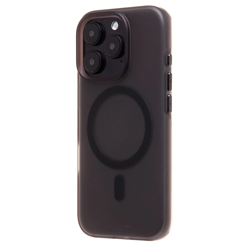 Чехол-накладка - SM038 SafeMag для Apple iPhone 16 Pro (black/matte transparent) 