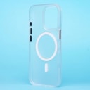 Чехол-накладка - SM038 SafeMag для Apple iPhone 16 Pro (white/matte transparent)  — фото 2