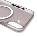 Чехол-накладка - SM038 SafeMag для Apple iPhone 16 (black/matte transparent)  — фото 2
