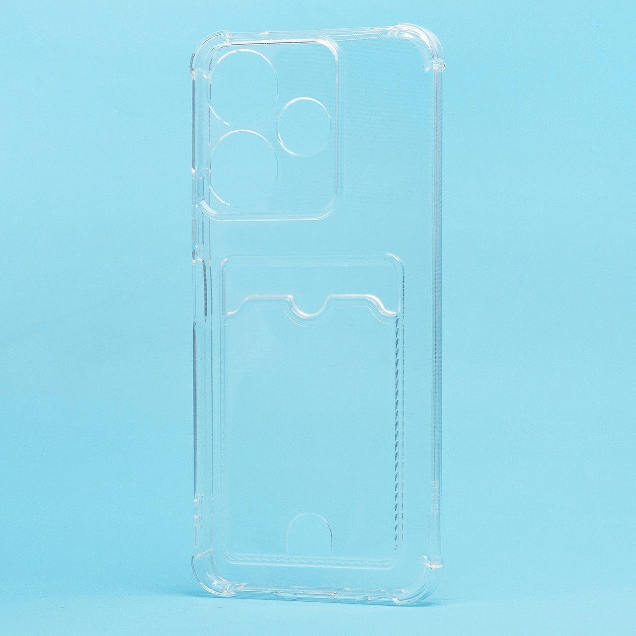 Чехол-накладка с картхолдером - SC276 для Redmi 13 4G (transparent) 