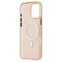 Чехол-накладка - SM038 SafeMag для Apple iPhone 16 Pro Max (gold/matte transparent)  — фото 2