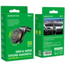 Автодержатель в дефлектор магнитный - Borofone BH40 Kyle (black)  — фото 2
