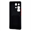 Чехол-накладка с картхолдером - SC337 для Infinix Note 50 4G (black)  — фото 2