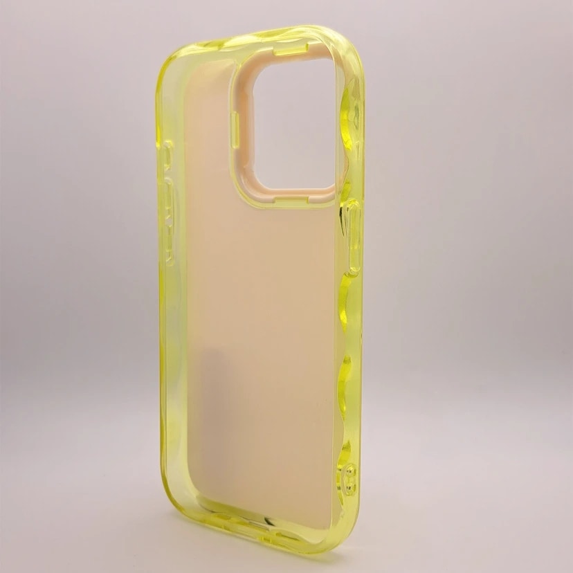 Чехол-накладка - Jelly Case для Apple iPhone 15 Pro (yellow)  — фото 2
