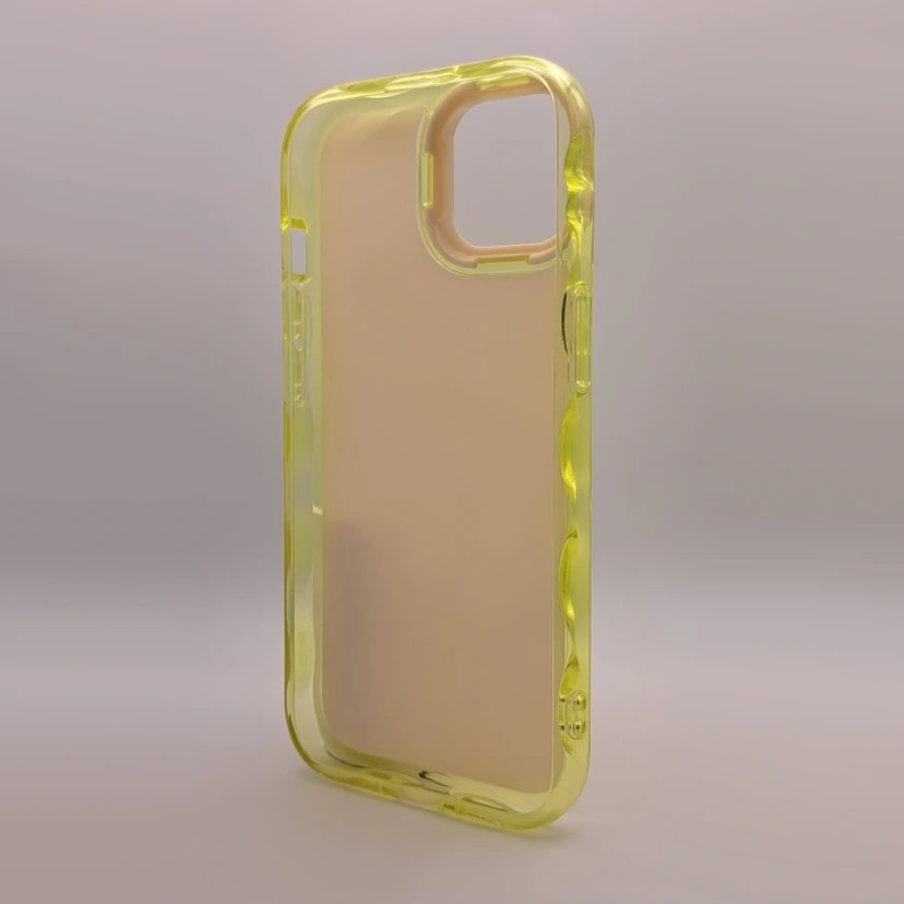 Чехол-накладка - Jelly Case для Apple iPhone 12/12 Pro (yellow)  — фото 2