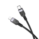 Кабель Type-C - Apple lightning - Hoco X109 (300 см) (black)  — фото 1
