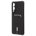Чехол-накладка с картхолдером - SC304 для Samsung Galaxy S25 Edge (black)  — фото 1