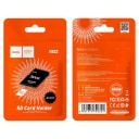 Адаптер MicroSD - SD - Hoco HB22 (black)  — фото 2
