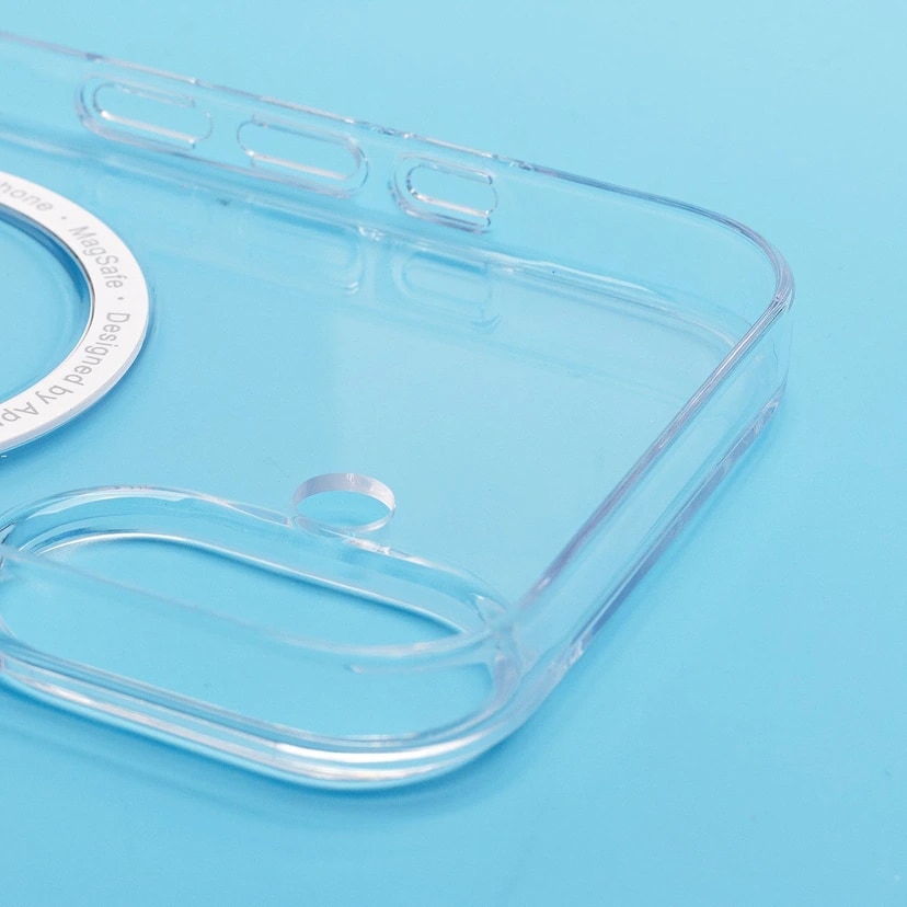 Чехол-накладка - Clear Case SafeMag для Apple iPhone 16 (transparent)  — фото 2