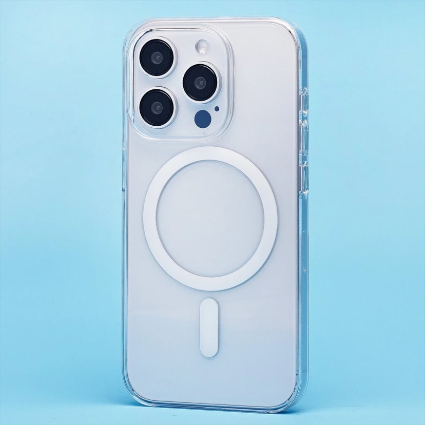 Чехол-накладка - Clear Case SafeMag для Apple iPhone 15 Pro (transparent) 