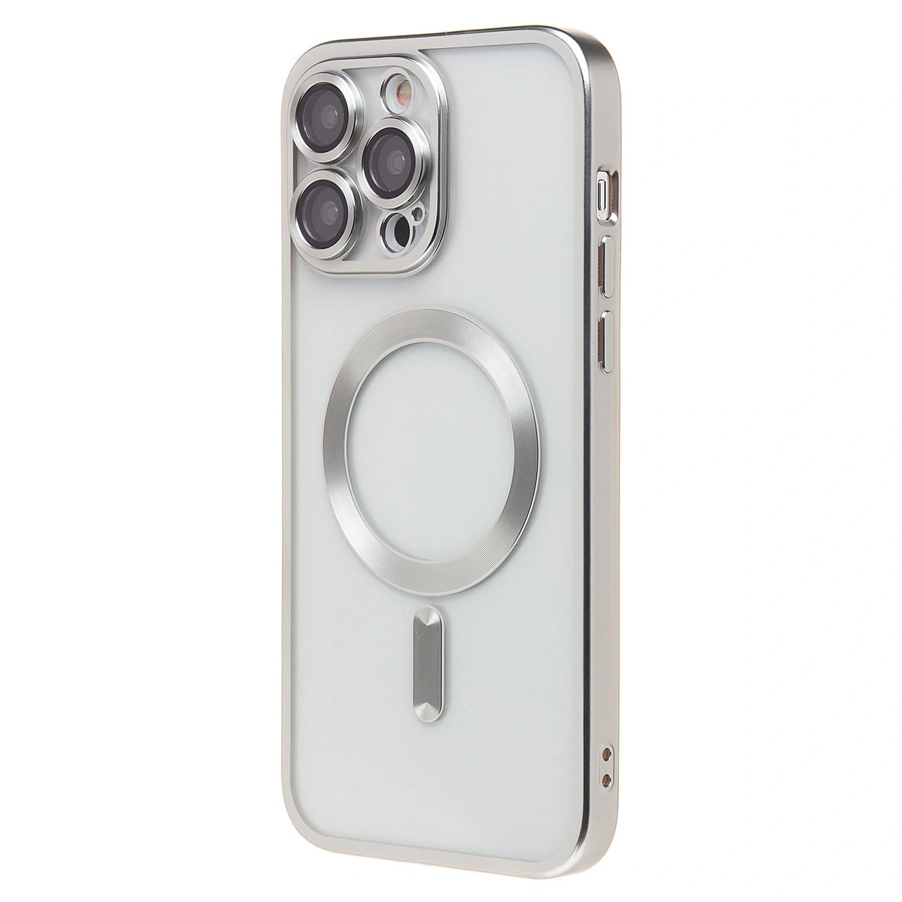 Чехол-накладка - SM027 SafeMag для Apple iPhone 14 Pro Max (silver) 