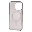 Чехол-накладка - Clear Case SafeMag для Apple iPhone 15 Pro (transparent black)  — фото 2