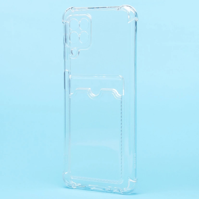 Чехол-накладка с картхолдером - SC278 для Samsung Galaxy A22 4G/M22 (transparent) 