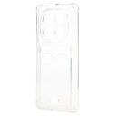 Чехол-накладка с картхолдером - SC276 для Redmi Note 14 Pro 4G (transparent)  — фото 1