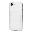 Чехол-накладка с картхолдером - SC300 для Apple iPhone 16e (white)  — фото 1
