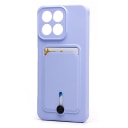 Чехол-накладка с картхолдером - SC304 для Honor X7c (light violet)  — фото 1