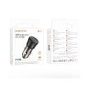 Адаптер автомобильный - Borofone BZ24 Clever 20W PD+QC3.0 (Type-C) (black)  — фото 2