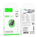 Адаптер Type-C - USB - Hoco UA36B (transparent black)  — фото 1